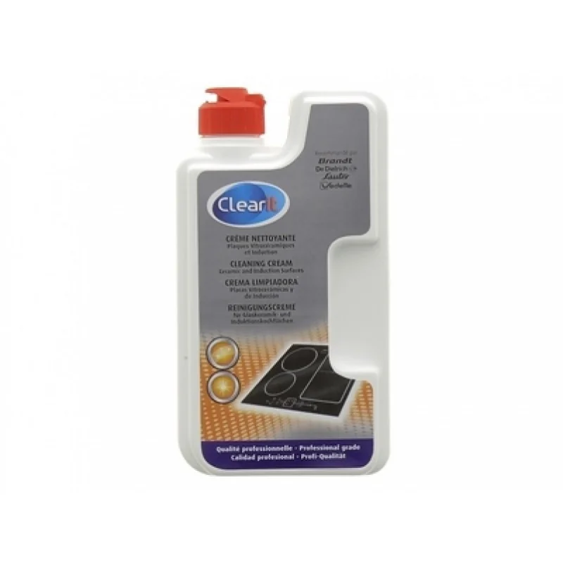 Crème Nettoyante Vitro & Induction Flacon 250 ml Brandt recommandé constructeur