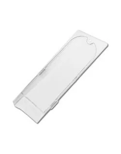 Cache ampoule gauche pour hotte Whirlpool 482000009361 (pièce d'origine constructeur) 