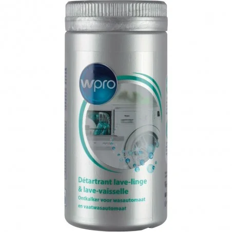 Disincrostante in polvere ultrapotente da 250 g per lavatrici, lavastoviglie Whirlpool, Wpro....
