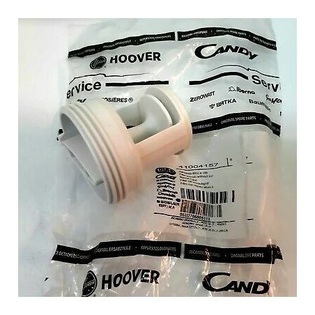 Tappo scarico filtro anti-pelucchi per lavatrice Candy, ricambio originale