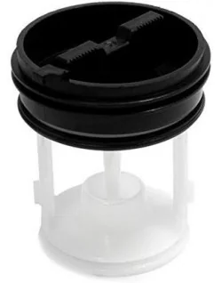 Filtre bouchon pour pompe de vidange de lave-linge Whirlpool 481248058385 (pièce d'origine) 