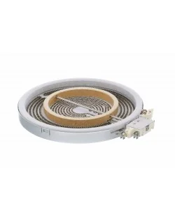 Foyer radian double highlight 750/2200 W pour table de cuisson Bosch - Siemens 00356260 (pièce compatible)