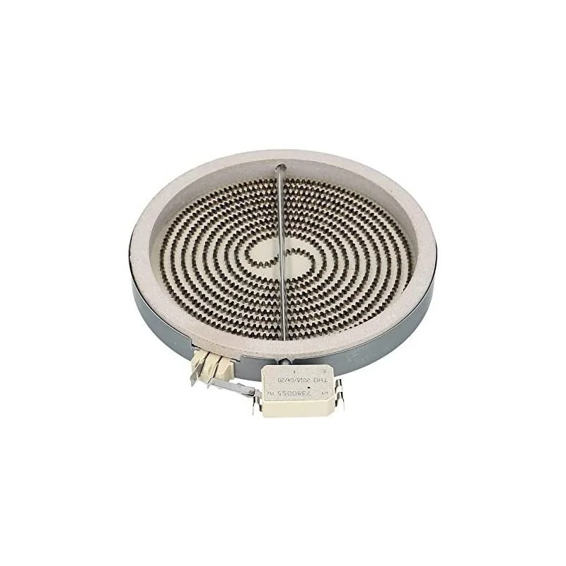 Foyer électrique radian 1700w pour plaque de cuisson Whirlpool 480121101516 (pièce d'origine) 