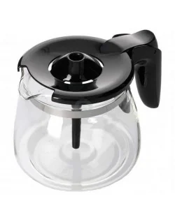 Verseuse verre avec couvercle noir pour machine à café Philips 996510073463 (pièce d'origine) Frais de port à partir de 5,90 €
