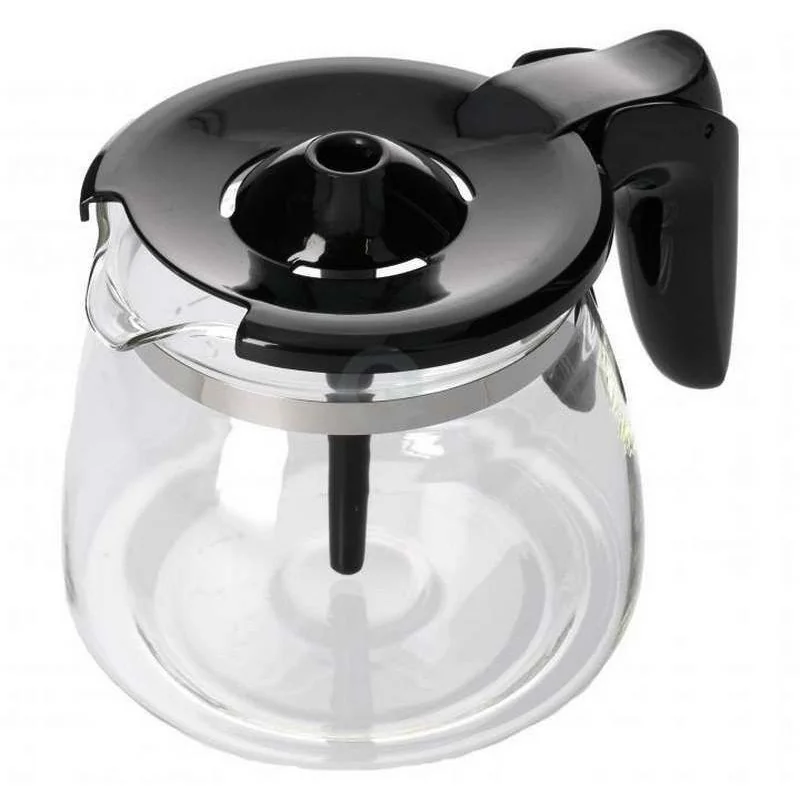 Verseuse verre avec couvercle noir pour machine à café Philips 996510073463 (pièce d'origine) Frais de port à partir de 5,90 €