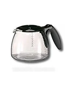 Verseuse en verre avec couvercle noir pour machine à café BRAUN 63104704 (pièce d'origine) Frais de port à partir de 5,90 €
