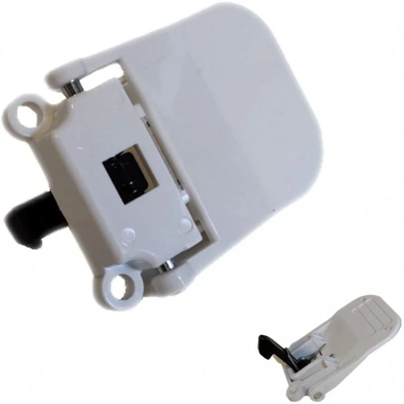 Manette de porte hublot blanche pour lave-linge Brandt 55X9898 (pièce adaptable) Frais de port à partir de 5,90 € Manette de porte hublot blanche pour lave-linge Brandt 55X9898 (pièce adaptable) Frais de port à partir de 5,90 €