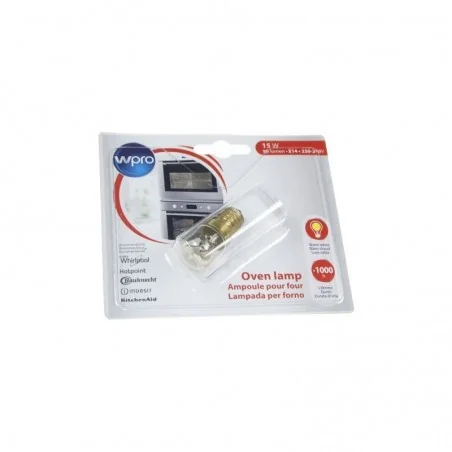 Ampoule - 15W-230V-E14 / 300°C Spécial Four Whirlpool - Wpro pas cher