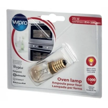 Ampoule - 25W-230V-E14 / 300°C Spécial Four Whirlpool - Wpro pas cher
