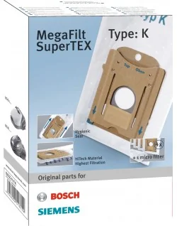 Sacchetto per aspirapolvere tipo K per Bosch - Siemens 00468265 (Parte originale) Costi di spedizione da € 5,90