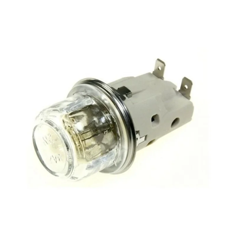 Bloc lampe de four / cuisiniere complet - 25W-230V-E14 / 300°C SMEG (Pièce d'origine) Frais de port à partir de 5,90€