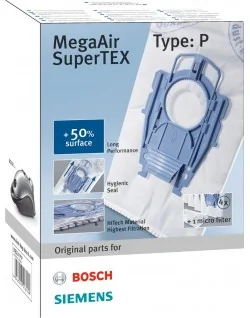 Sacchetto per aspirapolvere tipo P per Bosch - Siemens 00468264 (Parte originale) Costi di spedizione da € 5,90