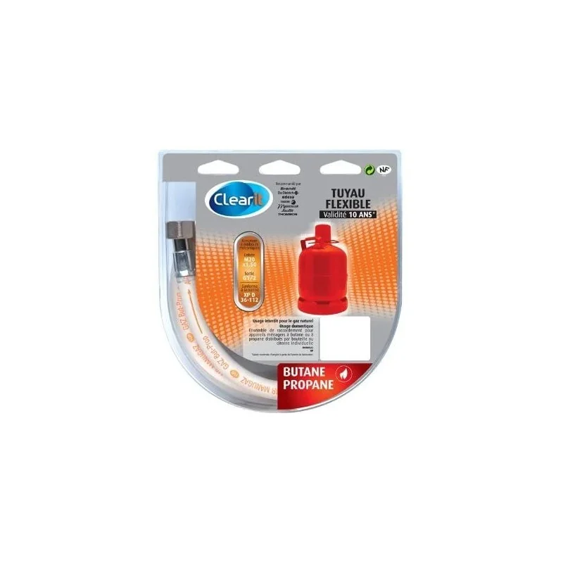 Tuyau gaz But/Pro garantie 10ans pour Table et cuisiniere gaz Brandt (pièce d'origine) 