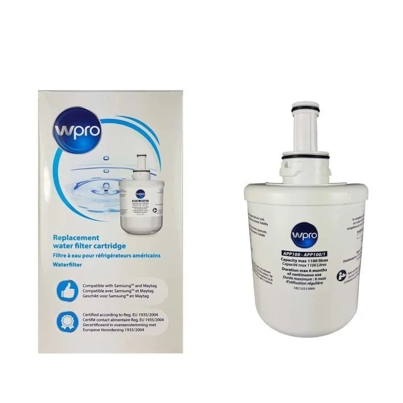 Cartouche Filtre à eau pour réfrigérateur Samsung (pièce adaptable Wpro) 