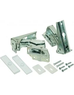 Lot de 2 charniéres pour porte de réfrigérateur Whrilpool - Indesit C00636779 (pièce d'origine) Livraison gratuite