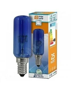 Lampe bleu de 25W-230V-E14 pour réfrigérateur Bosch - Siemens (Pièce adaptable) Frais de port à partir de 5,90€