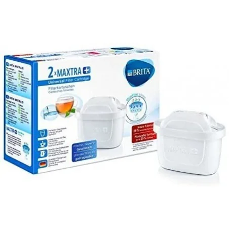 Lot de 2 cartouches filtrantes pour carafe Brita Maxtra 1023118 (pièce d'origine)