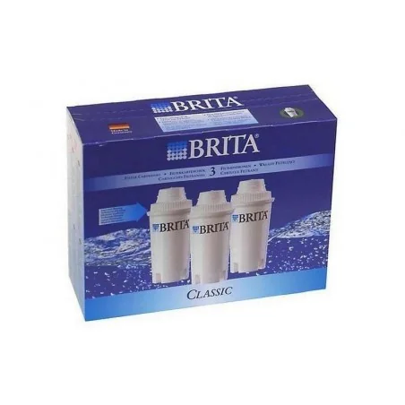 Lot de 3 cartouches filtrantes pour carafe Brita Classic 205386 (pièce d'origine)