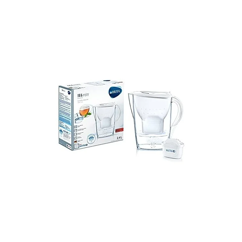Brita Marella Fill & Enjoy capacité 2,4L + 1 cartouche filtrante 1039246 (pièce d'origine) Brita Marella Fill & Enjoy capacité 2,4L + 1 cartouche filtrante 1039246 (pièce d'origine)