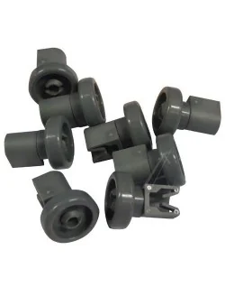 Set of 8 Electrolux dishwasher upper basket wheels
