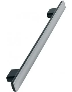 Black/grey plastic door handle for Whirlpool oven