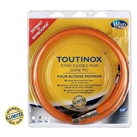 Vos tuyaux gaz butane/propane sans date limite pour Table et cuisiniere gaz Wpro