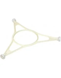 Support plateau tournant en verre pour micro-ondes Whirlpool 481253578087 (Pièce d'origine) 