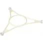 Support plateau tournant en verre pour micro-ondes Whirlpool 481253578087 (Pièce d'origine) 