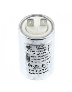 Condensateur 7 MF 425 - 475V pour Sèche-linge Electrolux 1256417013 (Pièce d'origine) Frais de port à partir de 5,90€