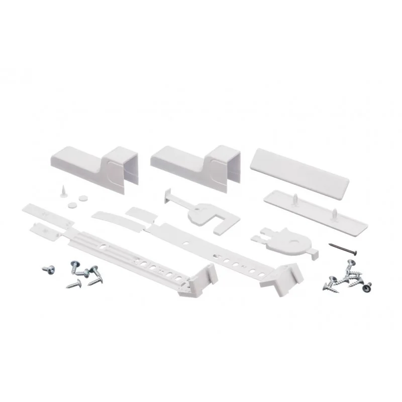 Jeu de fixation avec vis pour porte de réfrigérateur Bosch 00264862 (pièce d'origine) 