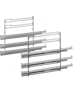 Rails télescopiques à sortie totale pour four | 3 niveaux Bosch - Siemens 00708430 (Pièce d'origine) 