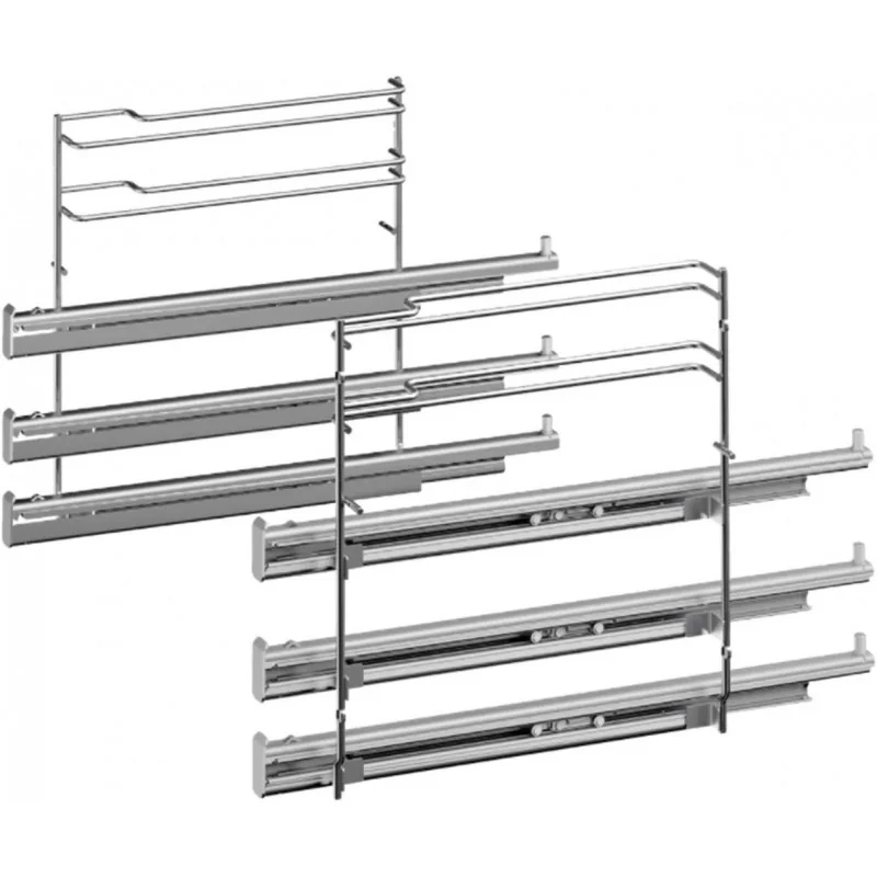 Rails télescopiques à sortie totale pour four | 3 niveaux Bosch - Siemens 00708430 (Pièce d'origine) 