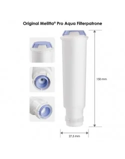 Cartouche filtrante PRO AQUA machines auto Melitta 6762511 - 6778754