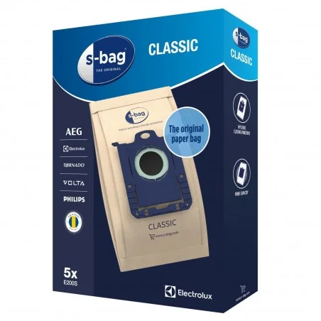 Sacs aspirateurs s-bag® classic long performance - E200B Electrolux - AEG