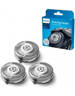 Lot de 3 Têtes de rasoir confortables pour tondeuse PHILIPS SH50/50 Série 5000 HQ850 (pièce d'origine)
