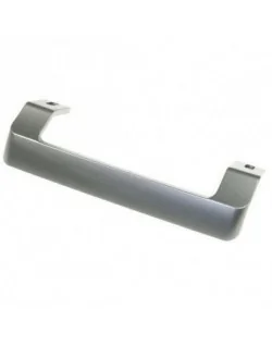 Silver door handle for combined refrigerator - freezer