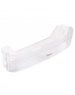 Balconnet bouteilles transparent pour réfrigérateur Whirlpool 481241848957 (pièce d'origine) 