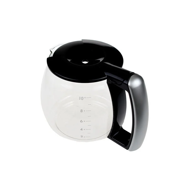 Verseuse en verre avec couvercle pour machine à café Delonghi 7313281249 (pièce d'origine) Verseuse en verre avec couvercle pour machine à café Delonghi 7313281249 (pièce d'origine)
