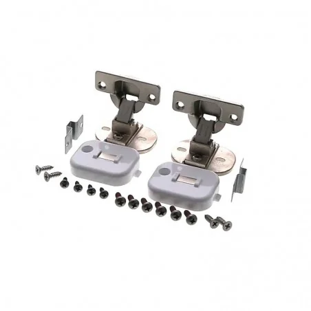 Kit de 2 charnières pour lave-linge encastrable