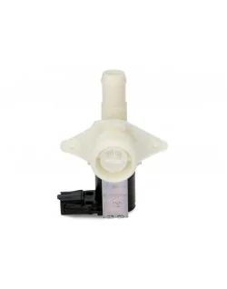 Single-way 90° solenoid valve for washing machines