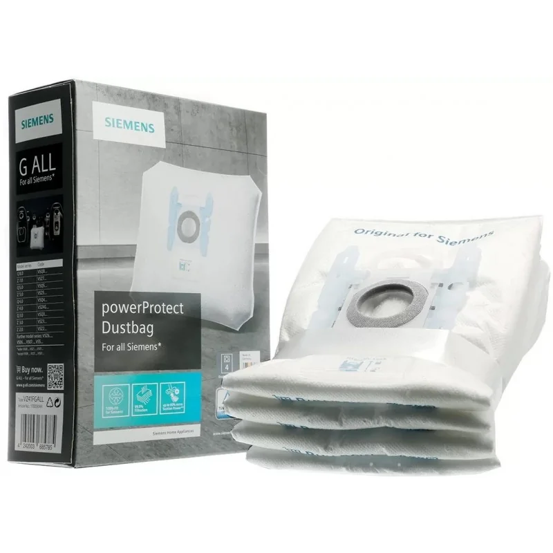 Sac aspirateur type GALL pour Siemens 17003049 - VZ41FGALL (sac d'origine) Sac aspirateur type GALL pour Siemens 17003049 - VZ41FGALL (sac d'origine)