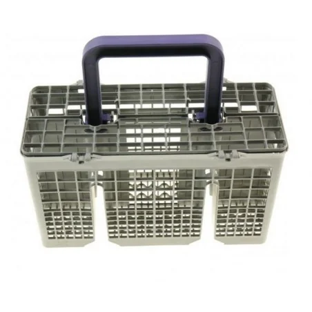 Panier à couverts en plastique gris pour lave-vaisselle Beko 1513940500 (pièce d'origine)
