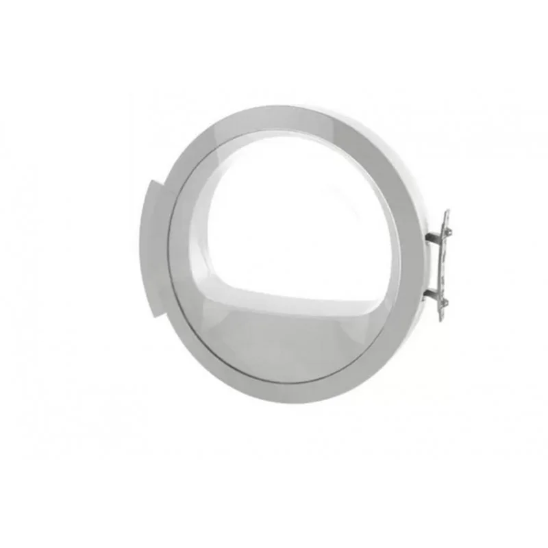 Porte hublot complète avec charnière et joint pour sèche-linge Bosch - Siemens 11012068 (pièce d'origine) 