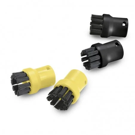 Original KÄRCHER 2.863-264.0 black and yellow round brush set