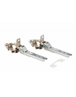 Set of 2 hinges for built-in refrigerator (compatible part)