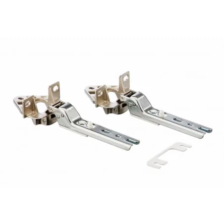 Find the lot of 2 adaptable Bosch Siemens refrigerator hinges