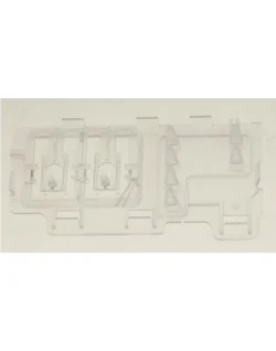 SABA - BEKO washing machine card guide kit (Original manufacturer part)