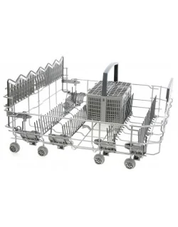 Cestello inferiore completo con ruote e cestello posate lavastoviglie Bosch 20002904 (Parte originale) Consegna gratuita