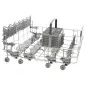 Complete lower basket with wheels and cutlery basket dishwasher Bosch 20002904 (Original part) Free delivery Complete lower basket with wheels and cutlery basket dishwasher Bosch 20002904 (Original part) Free delivery