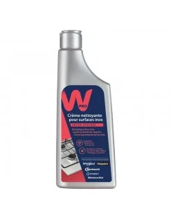 Crème nettoyante inox 250ml Whirlpool 484000008501 (recommandé constructeur) 